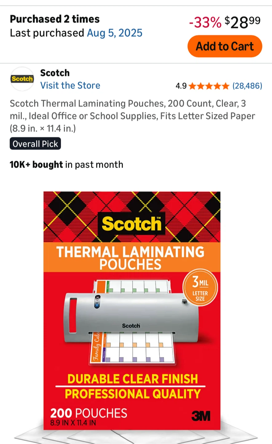 Scotch Thermal Laminator + Brother Label Maker - photo 3