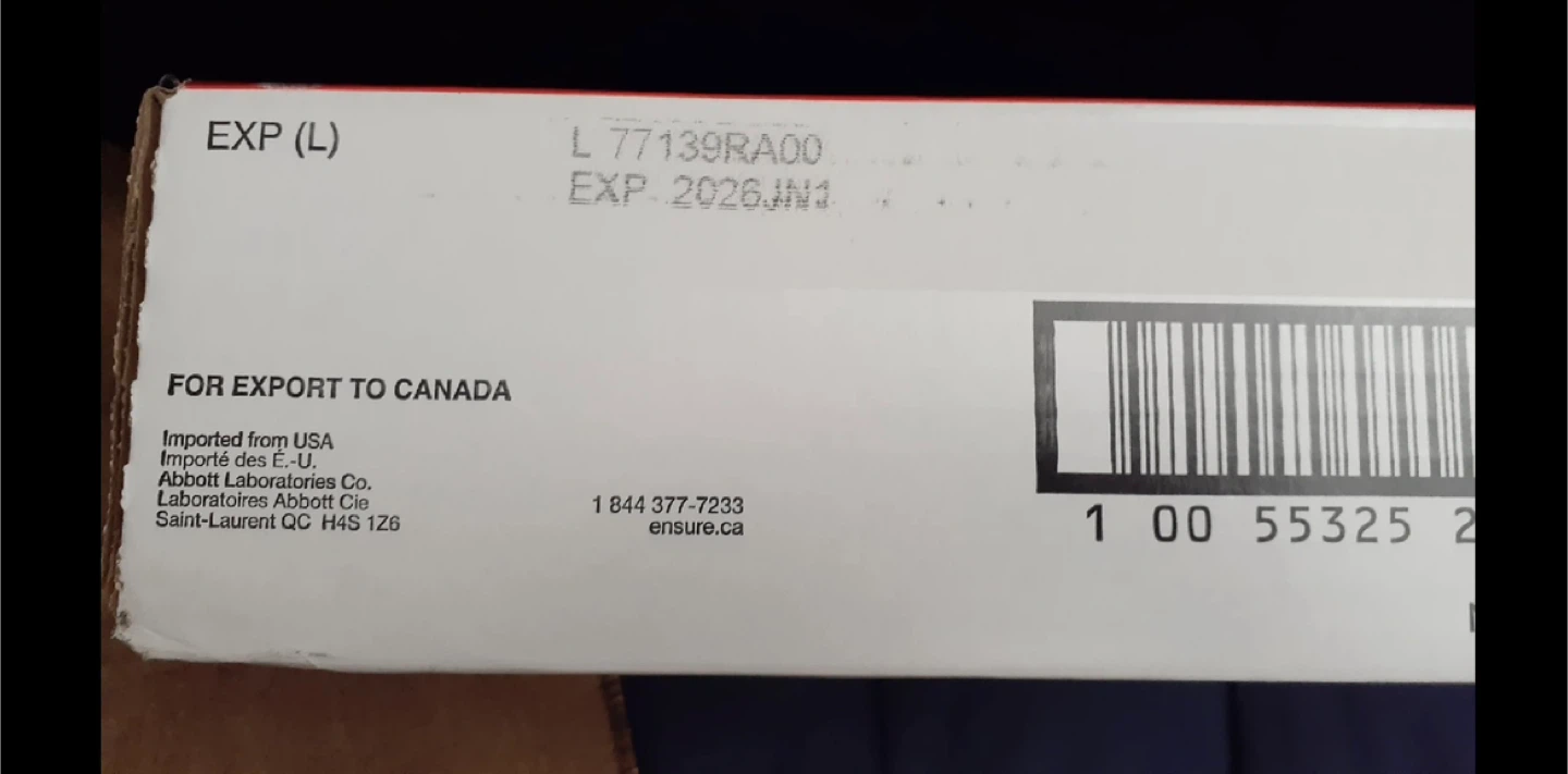 Ensure Plus Vanilla 12 x 235 mL - Exp 2026 - photo 3