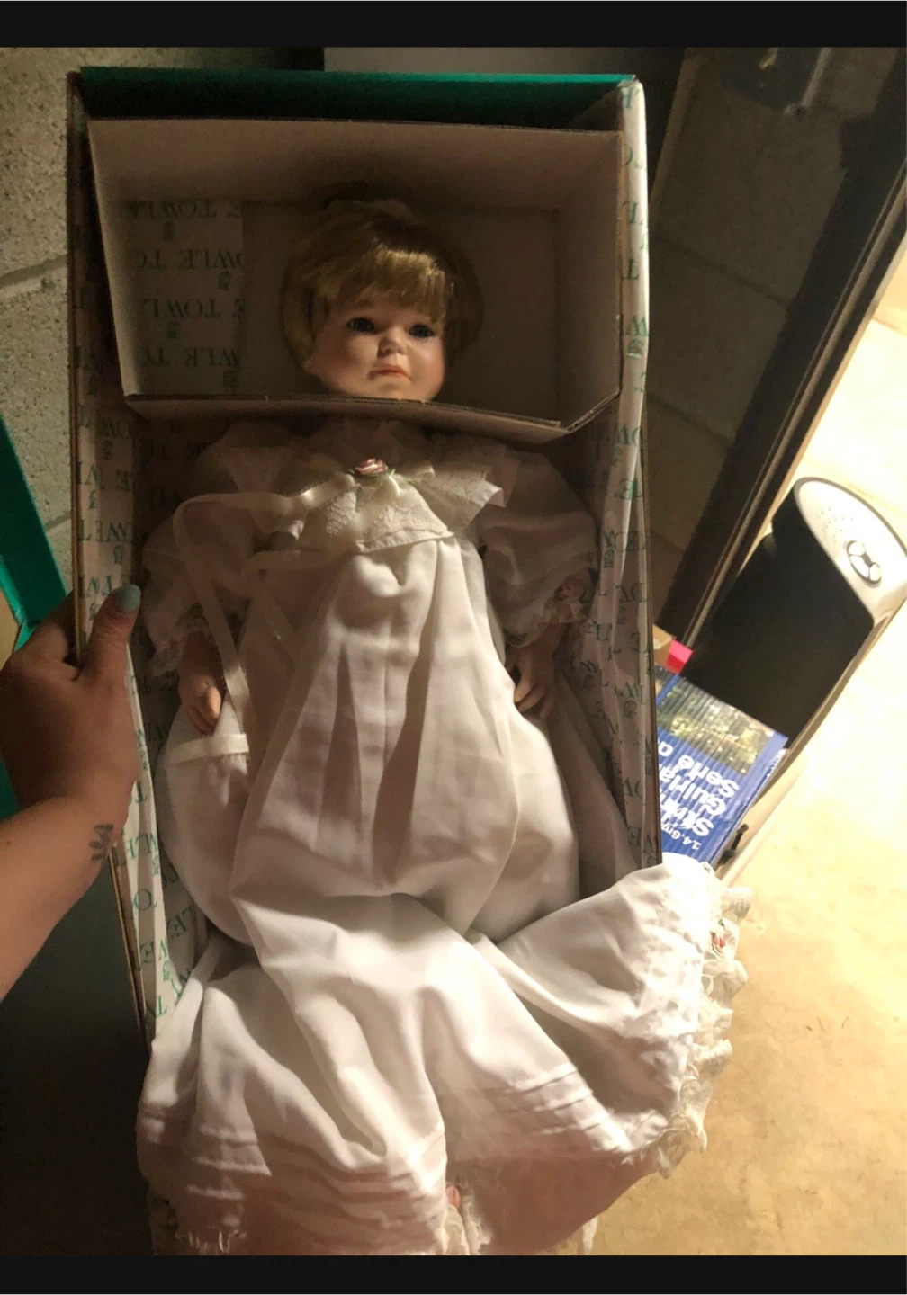 Towle Porcelain Collector Doll - Christening Baby