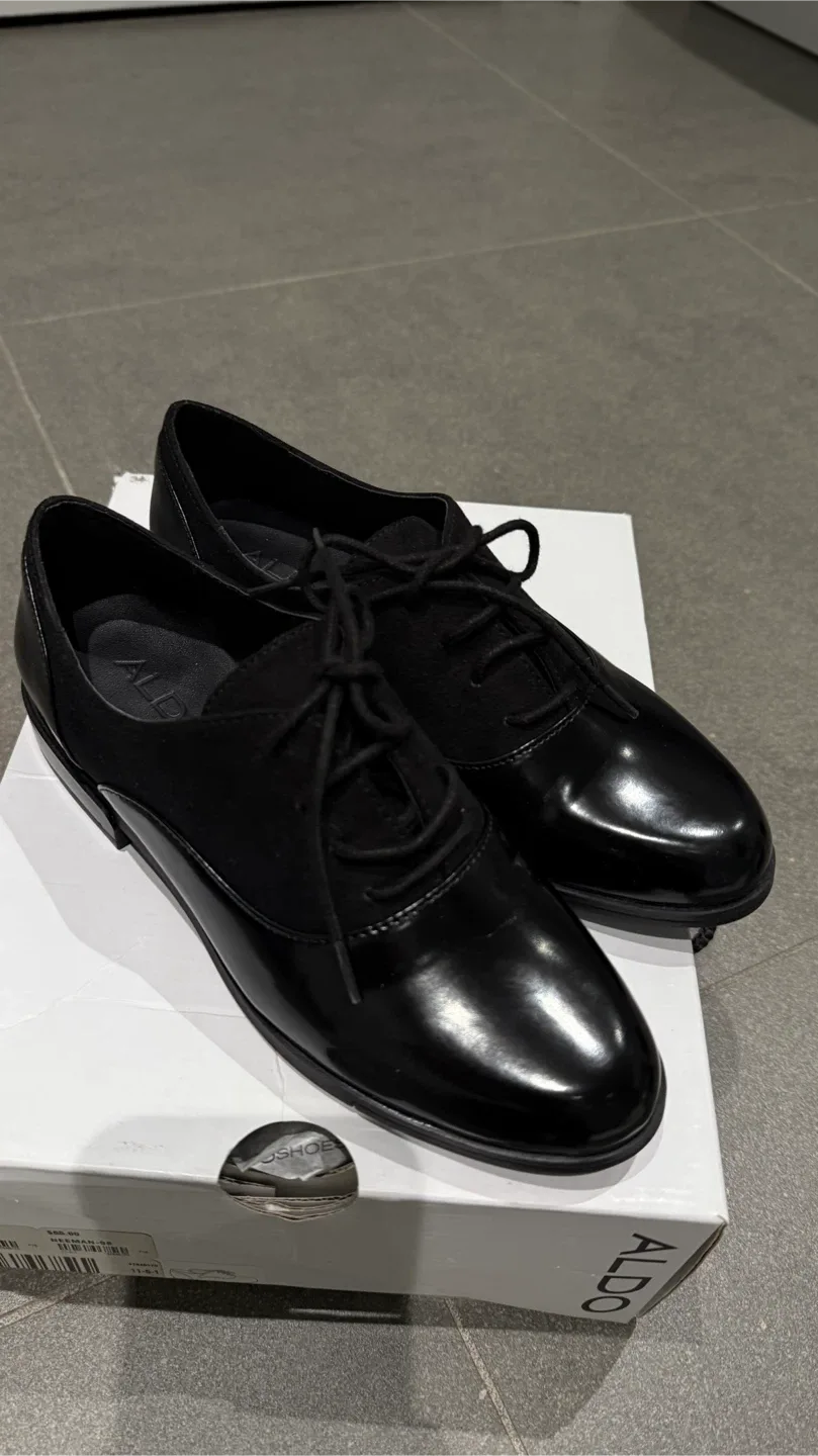 ALDO NEEMAN Black Dress Shoes thumbnail
