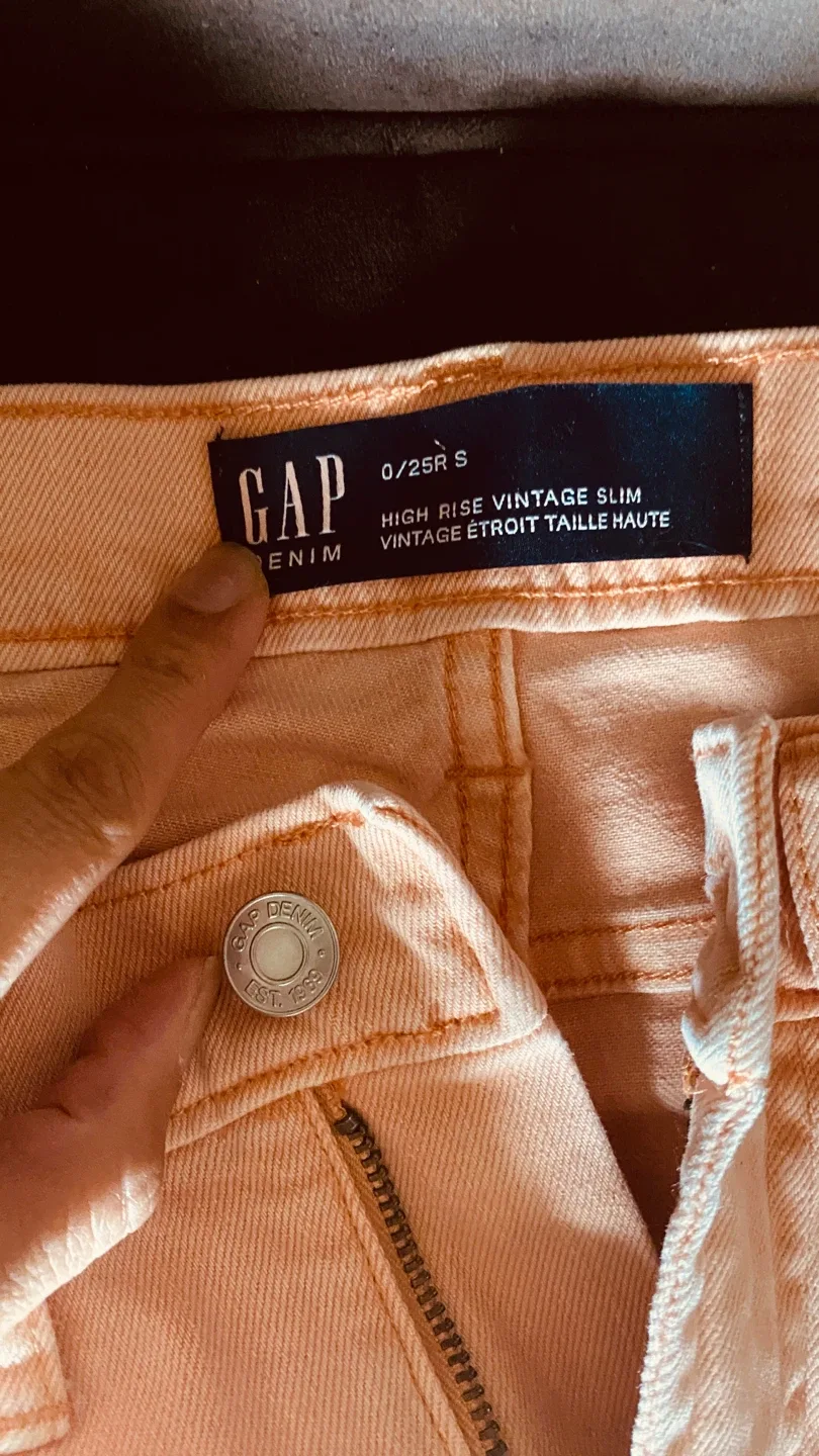 GAP High Rise Vintage Slim Jeans - Size 0/25R image indicator(4)