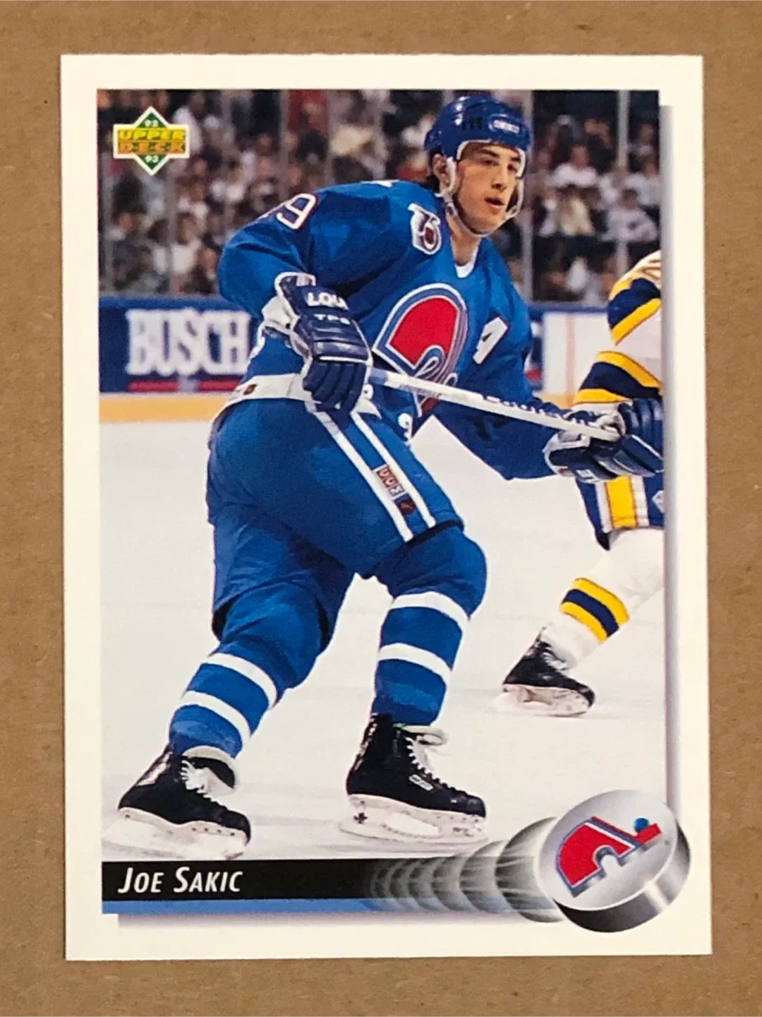 Joe Sakic Upper Deck Hockey Card