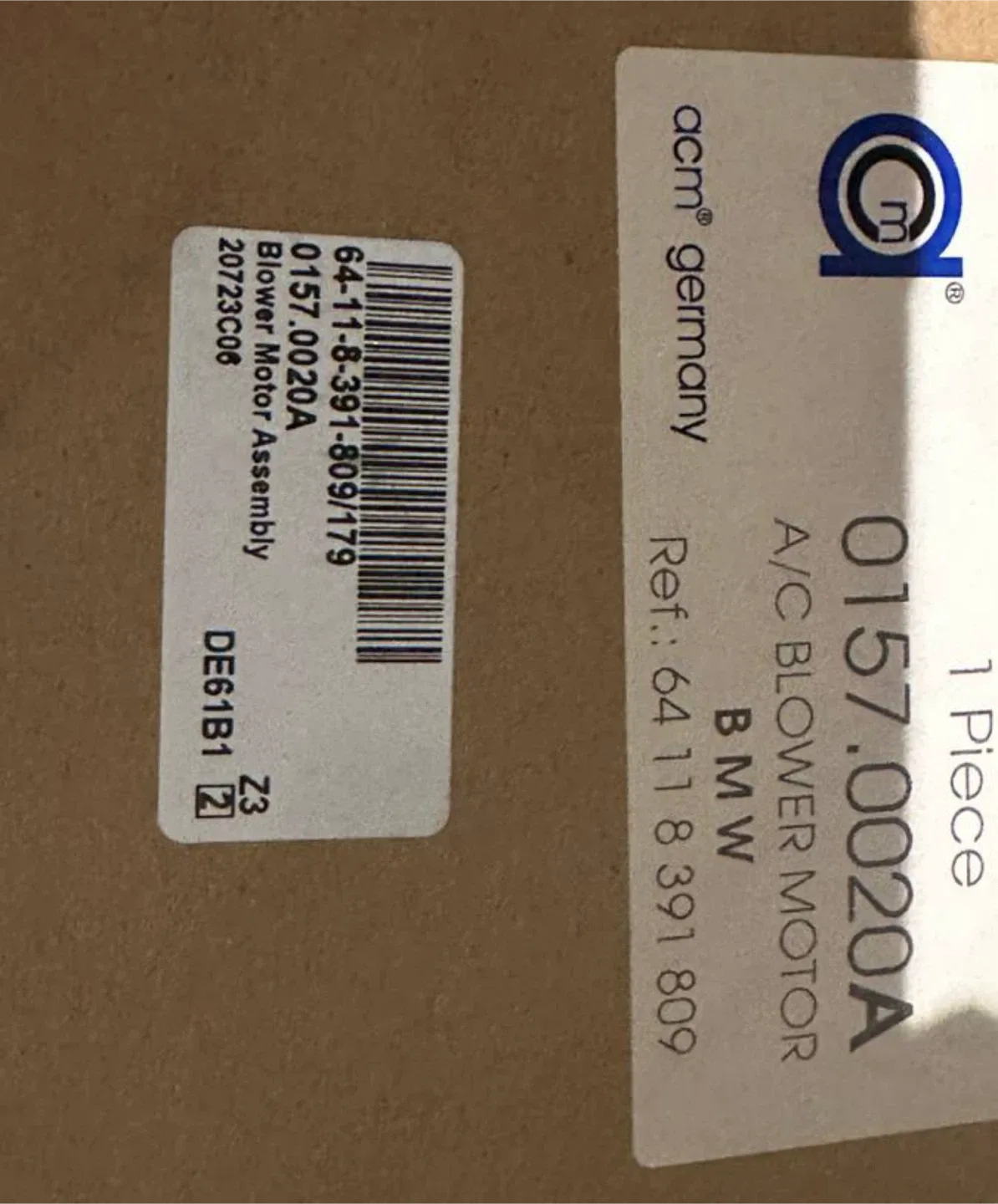 BMW Blower Motor Assembly for 1998 740iL Sedan image indicator(4)