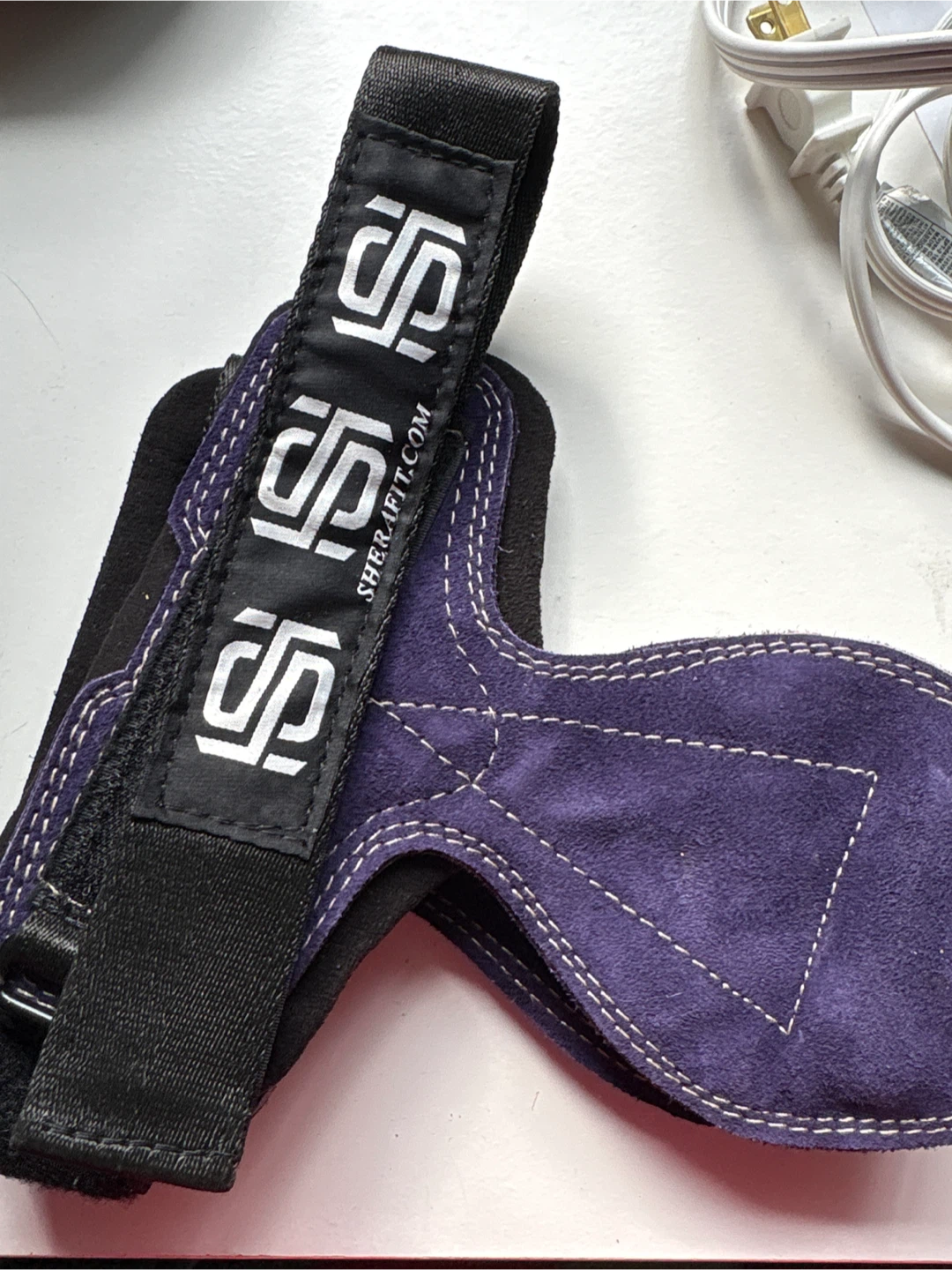Serafit Purple Weight Lifting Wrist Straps