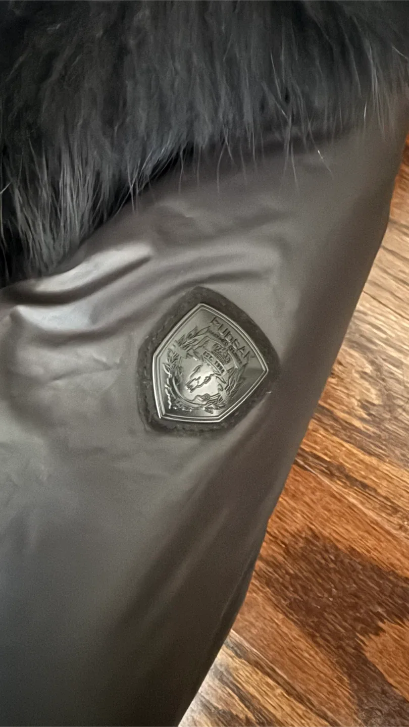 Rudsak Black Down Parka with Fur Trim image indicator(3)