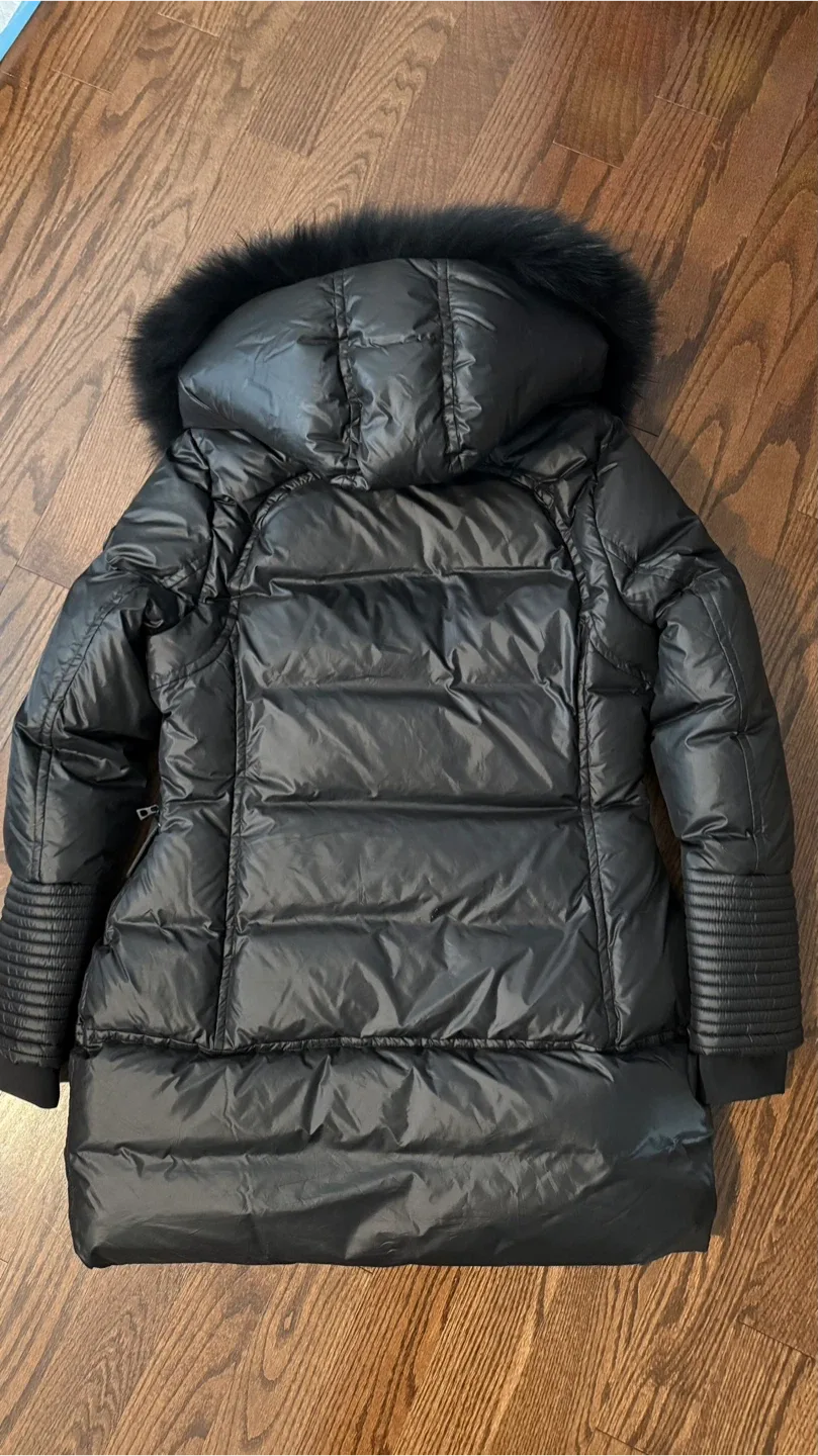 Rudsak Black Down Parka with Fur Trim image indicator(2)
