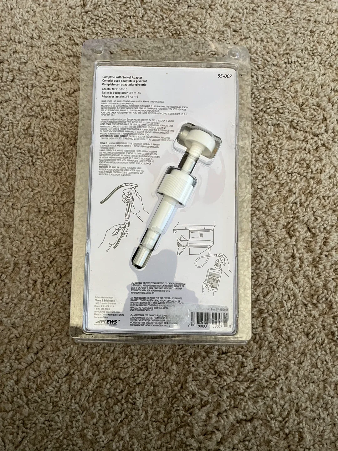 LubriMatic 4cc Marine Lower Unit Pump - New image indicator(2)