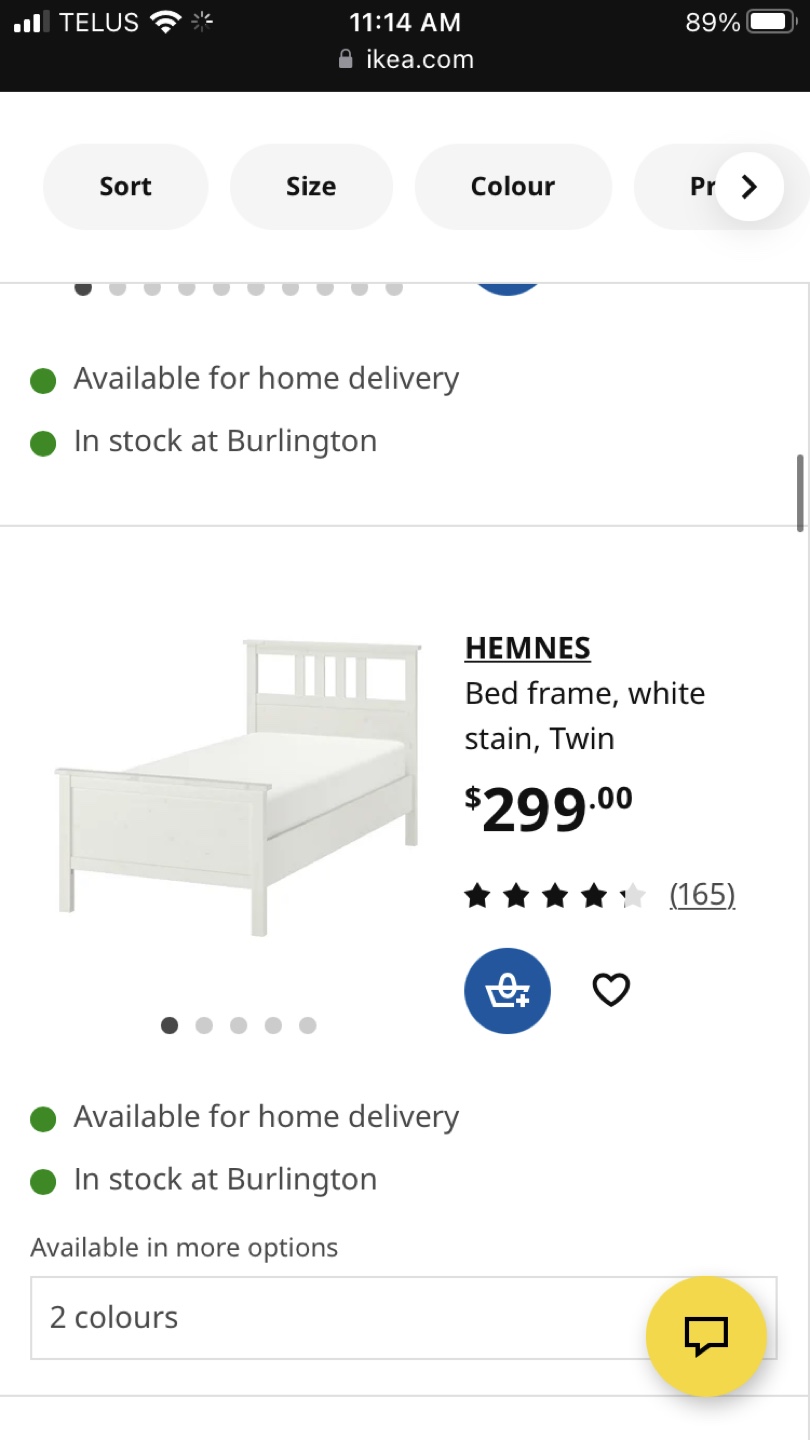 IKEA Hemnes Twin Bed Frame - White Stain - photo 4