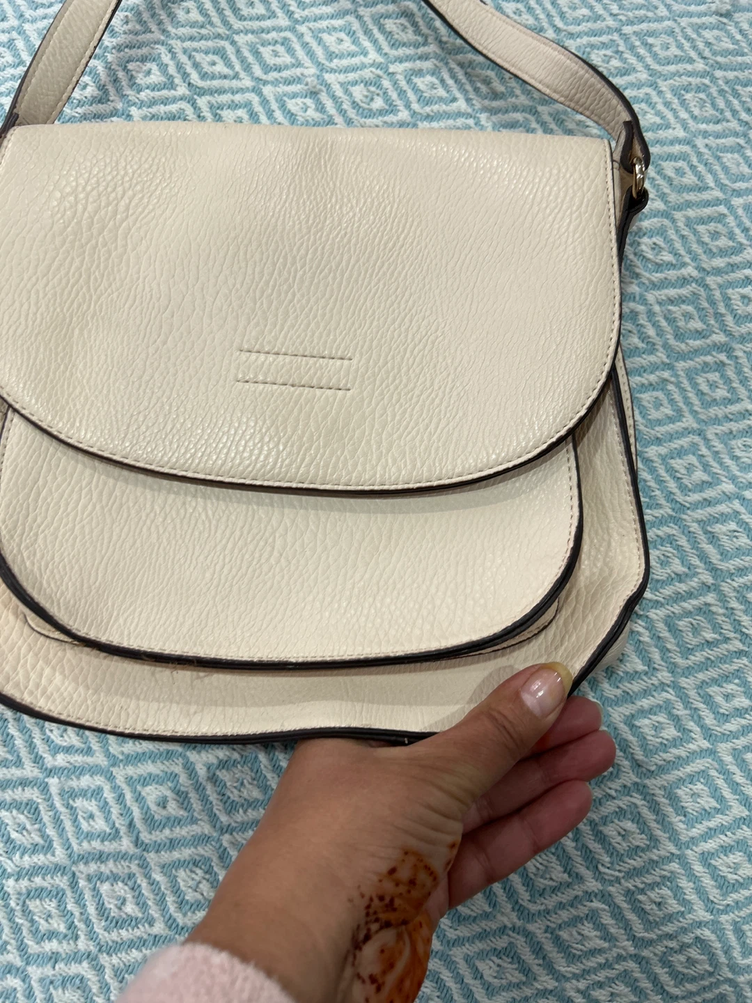 Pinkstix Crossbody Bag - Cream Colour