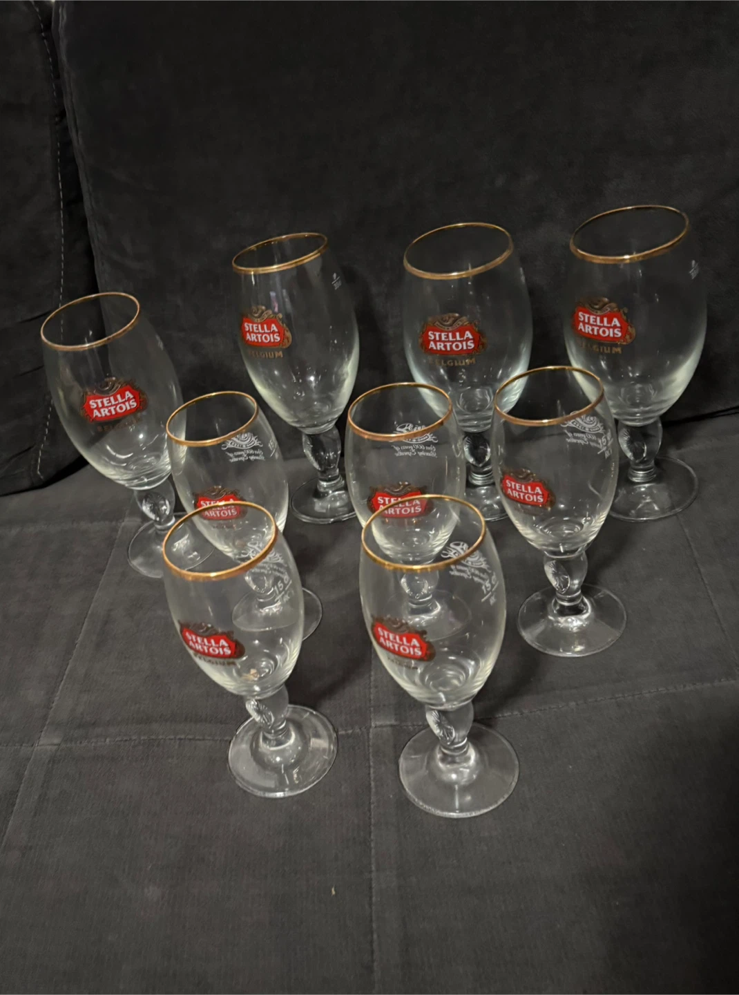 Stella Artois Beer Glasses (Set of 8)