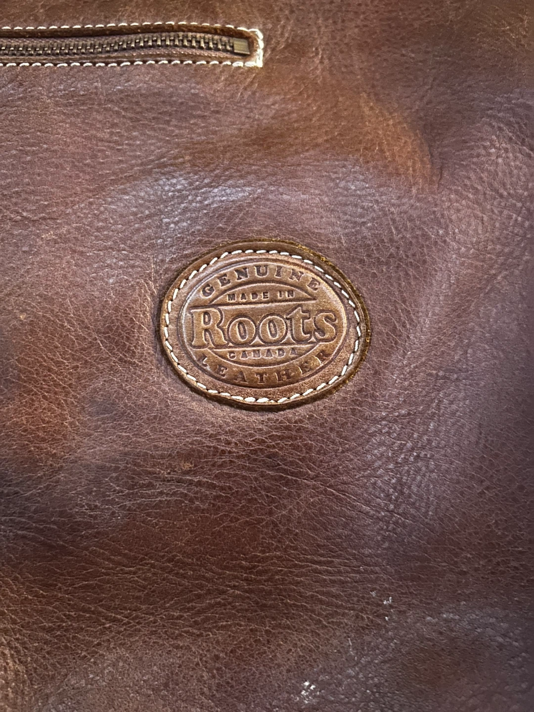 Roots Genuine Leather Crossbody Bag - Brown - photo 3