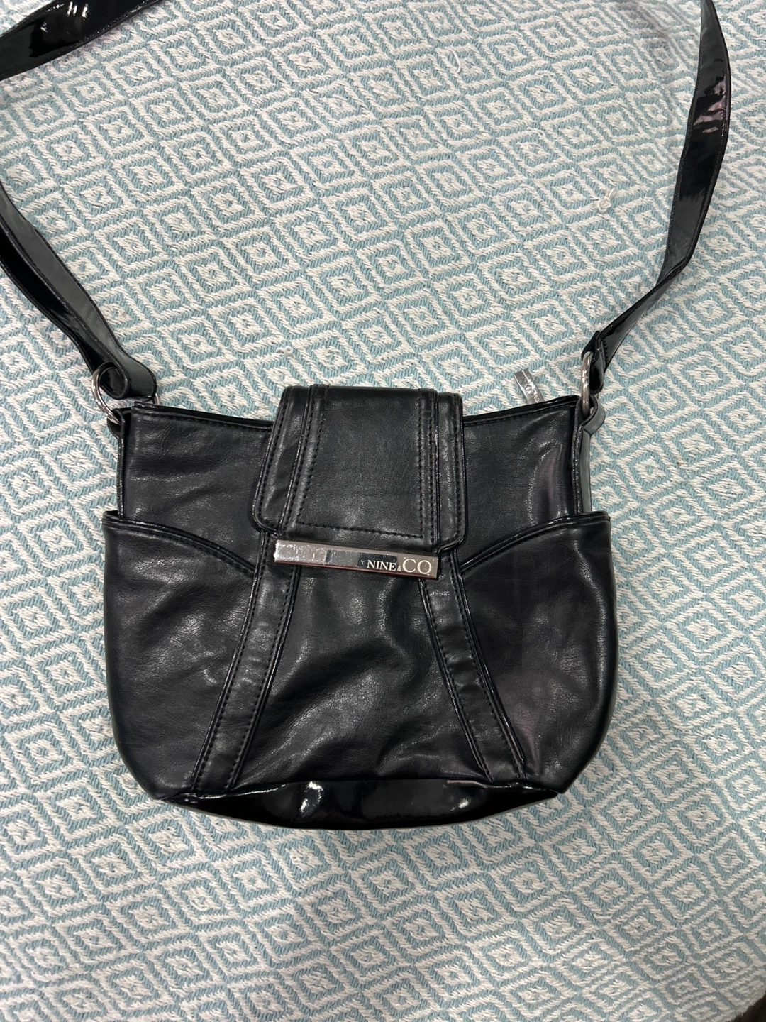 Nine & Co Black Shoulder Bag
