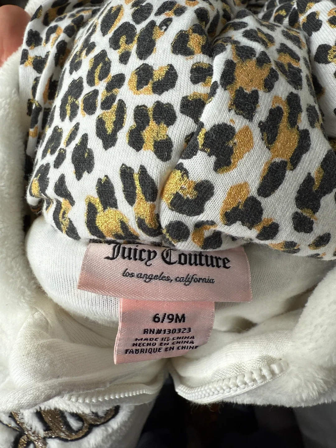 Juicy Couture Baby Snowsuit 6/9M image indicator(3)