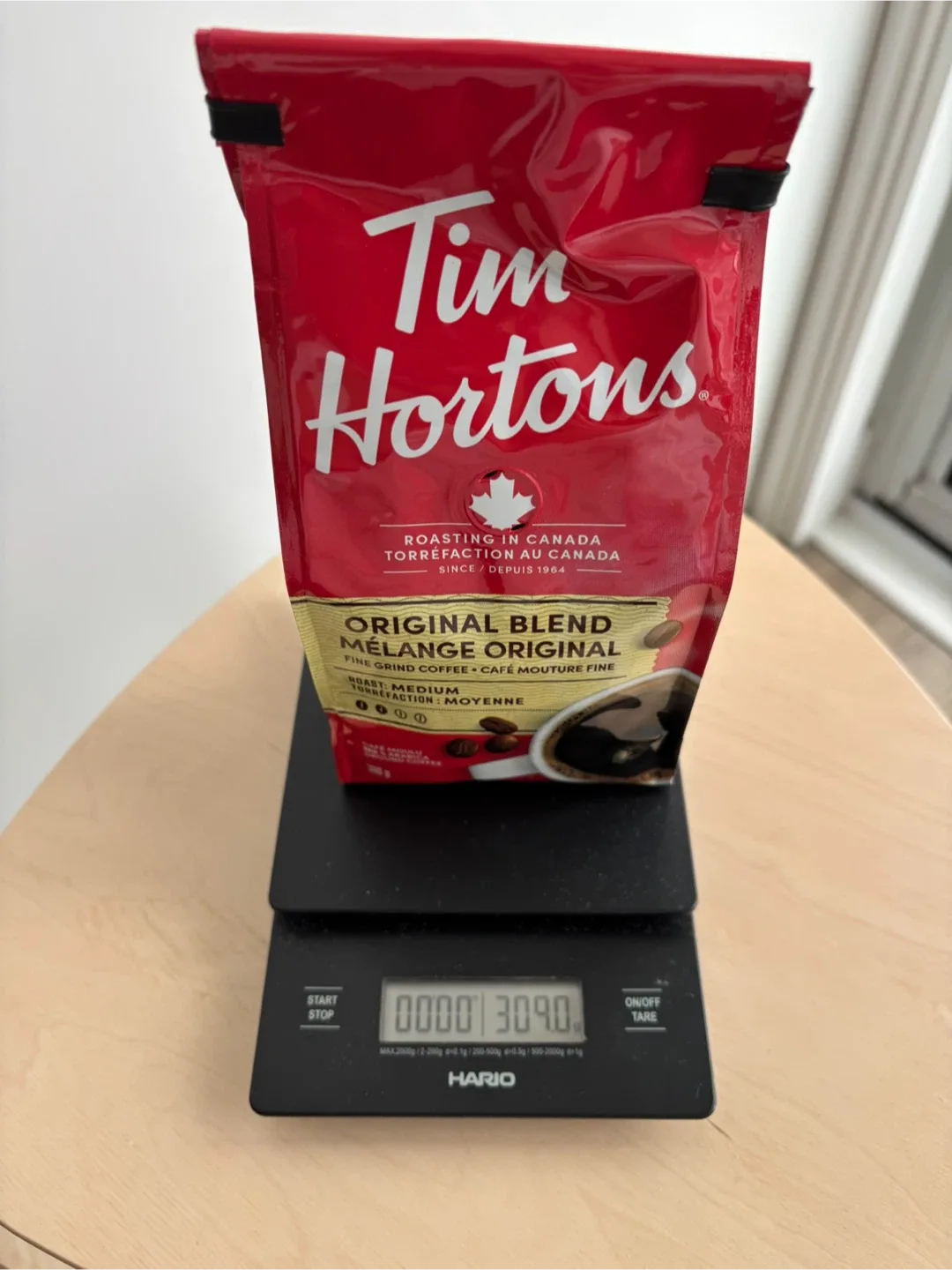 FREE: Tim Hortons Original Blend Coffee - Opened Bag image indicator(4)