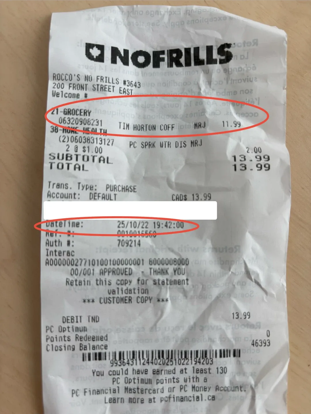 FREE: Tim Hortons Original Blend Coffee - Opened Bag image indicator(5)