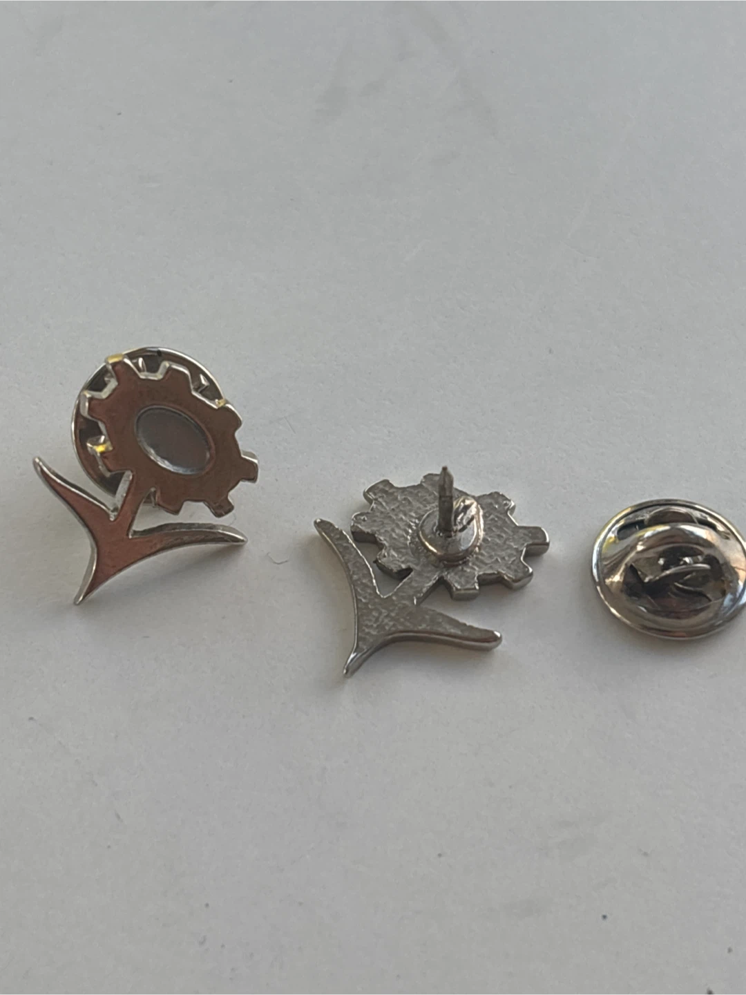 Pin Set - Gear & Arrow Design - photo 2