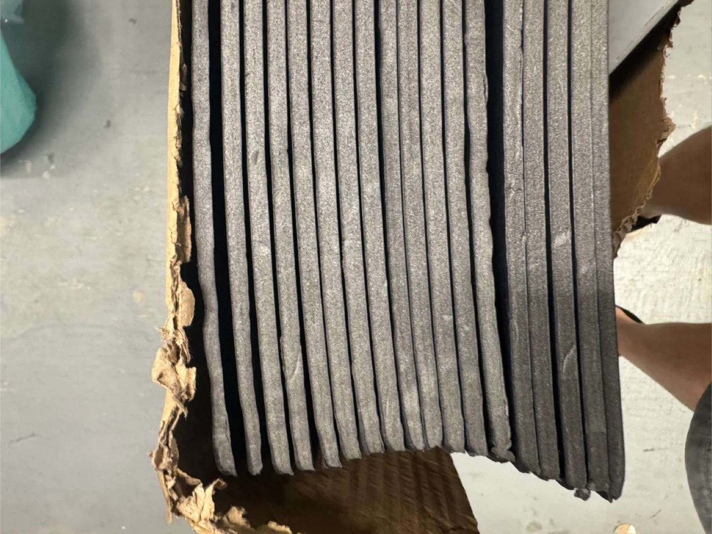 18 pieces of 20”x30” Black Foam Board for $5 - photo 3