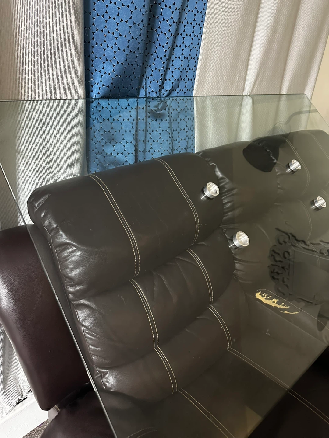 Glass Top Dining Table only - photo 3
