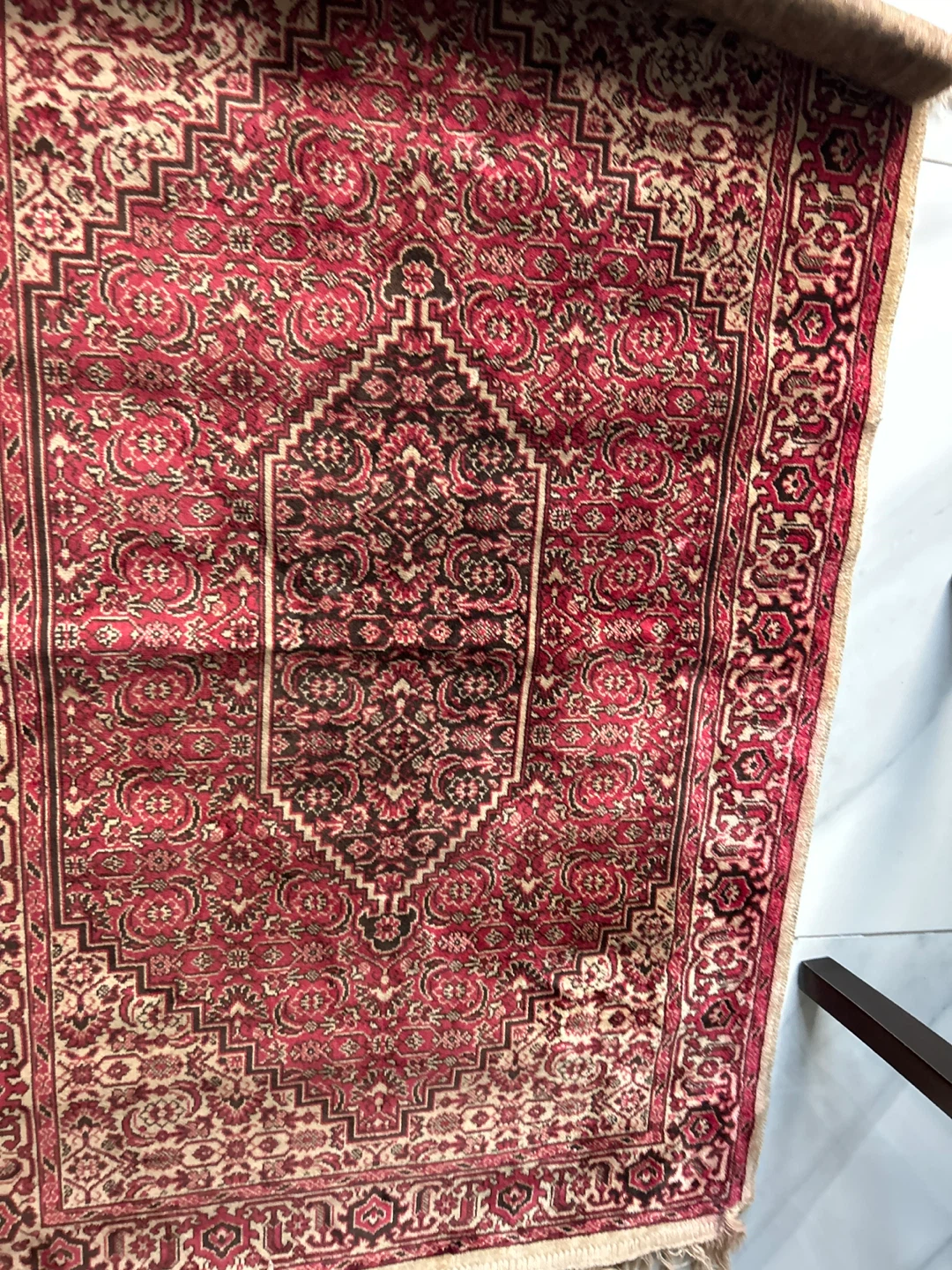 Red Patterned  Bidgar Accent thick weaving Area Rug - photo 2