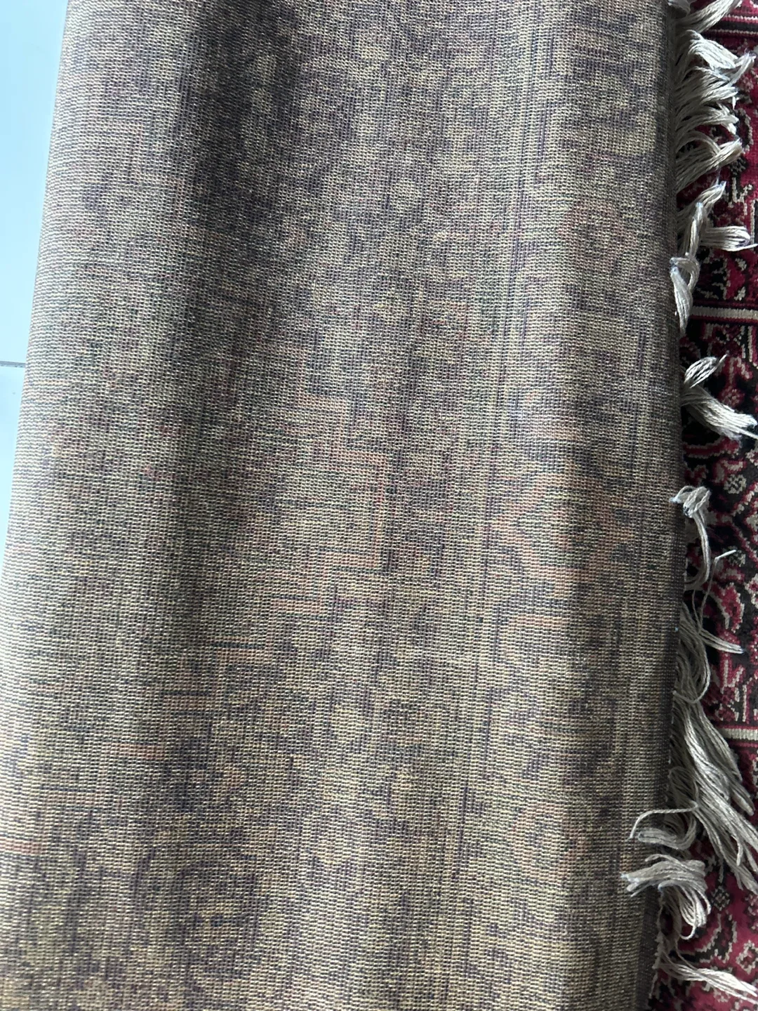 Red Patterned  Bidgar Accent thick weaving Area Rug image indicator(3)