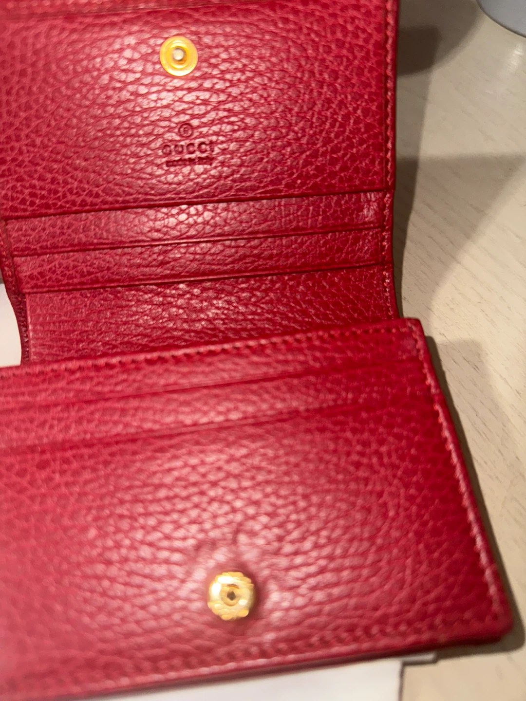 GUCCI GG Marmont red Small Wallet - photo 2