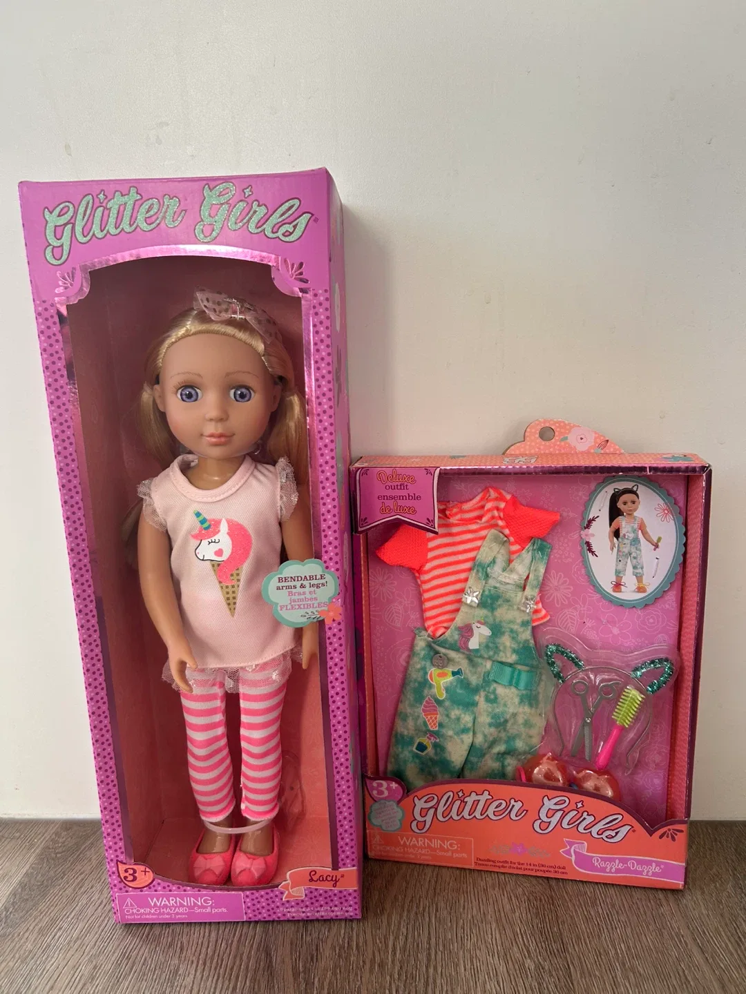 Glitter Girls Lacy Doll & Razzle-Dazzle Outfit - New in Box! thumbnail