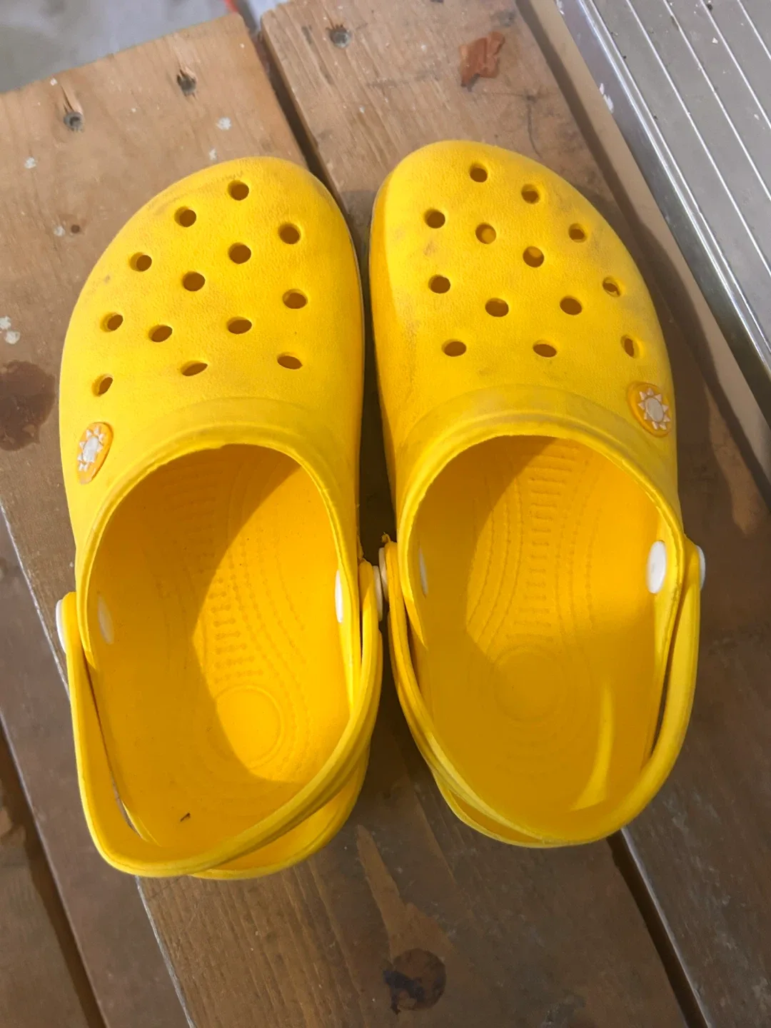 Yellow Crocs, US Size 11.5 thumbnail