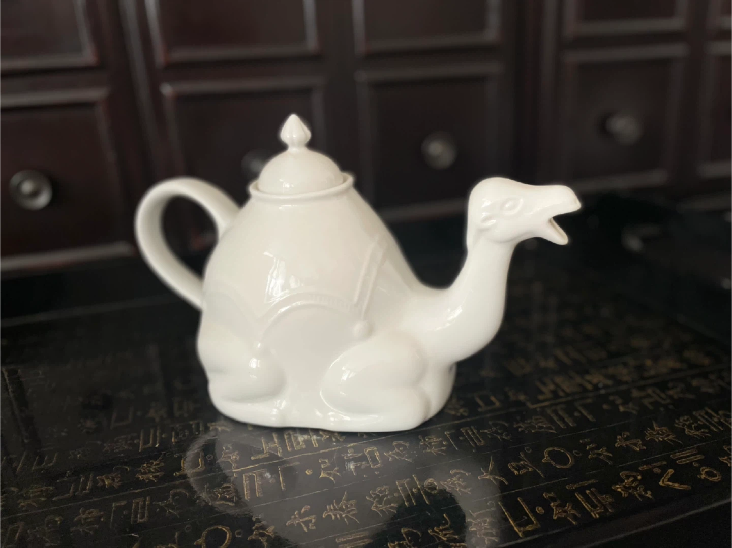 3 Piece Animal Shaped Teapots Collection - White Ceramic - photo 5
