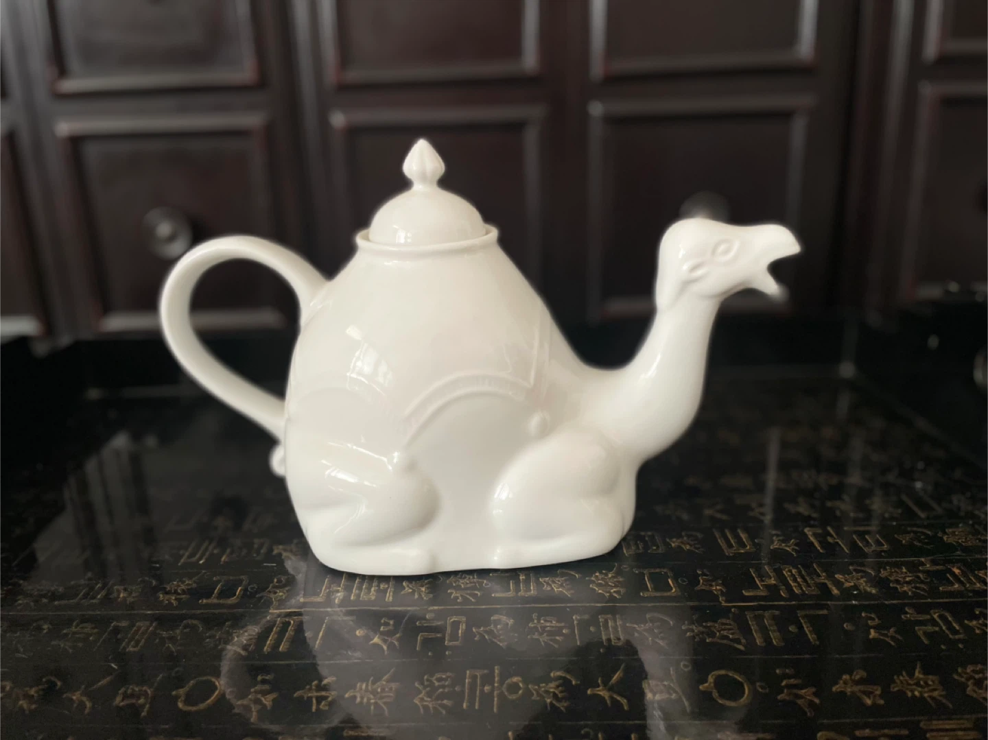 3 Piece Animal Shaped Teapots Collection - White Ceramic - photo 4