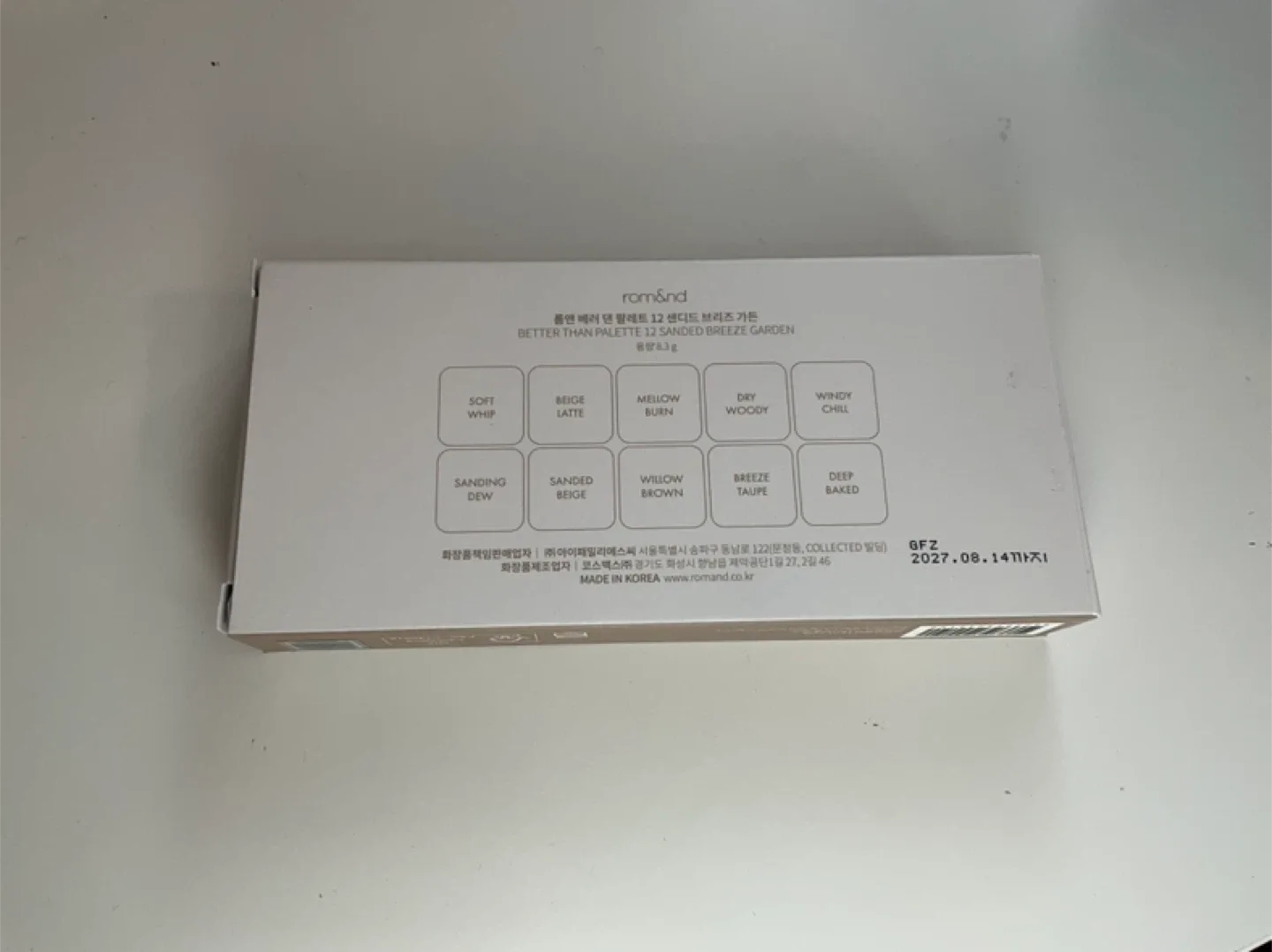 Rom&nd Better Than Palette 12 Sanded Breeze Garden image indicator(2)