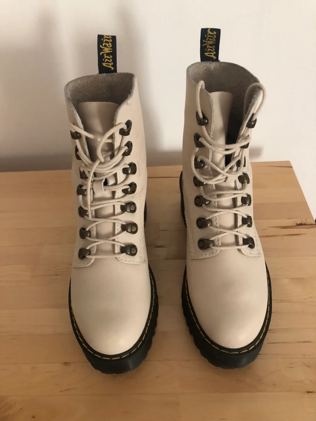 Dr. Martens Platform Boots - Off White thumbnail