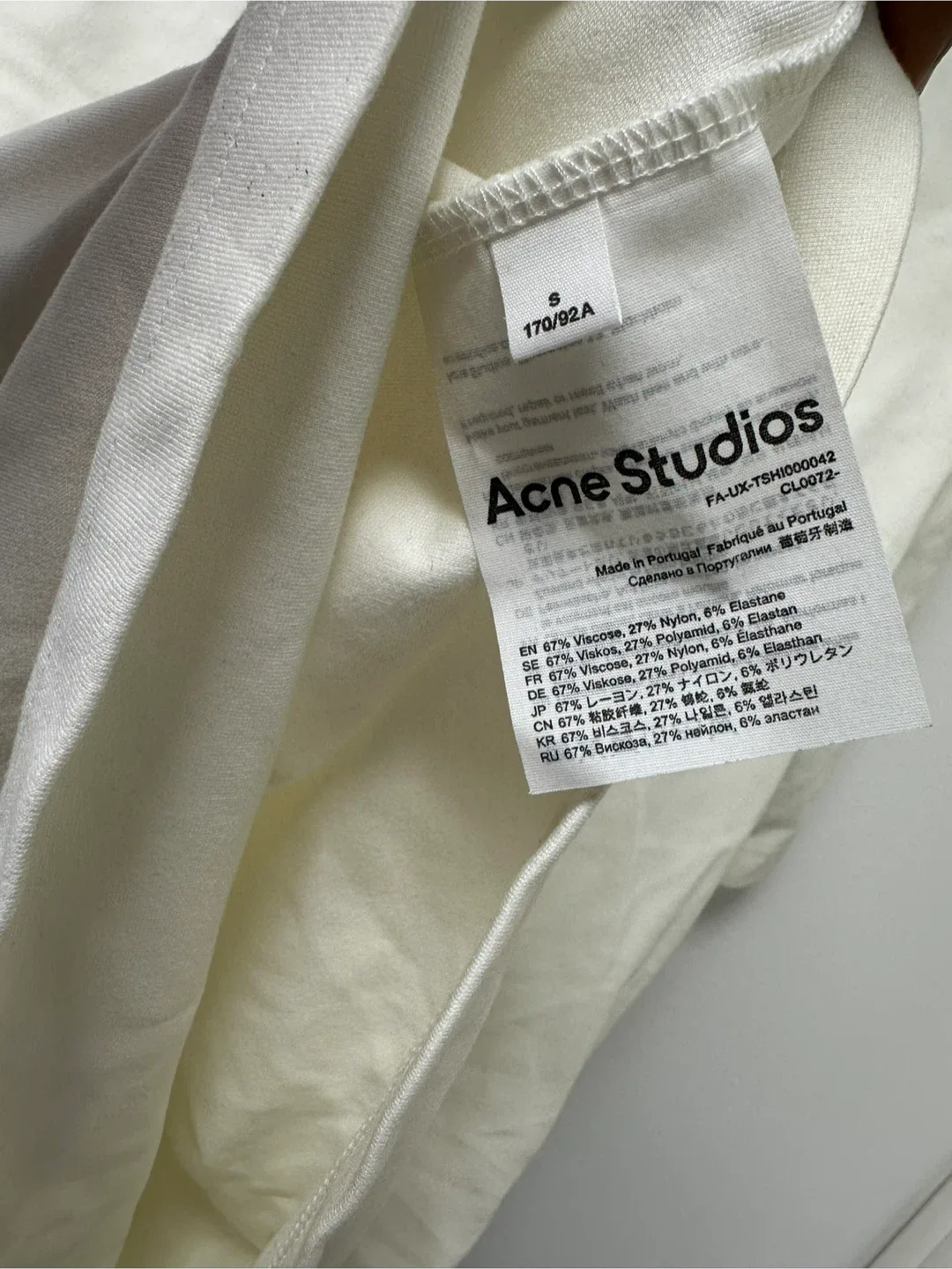Acne Studios White T-shirt Size S image indicator(4)