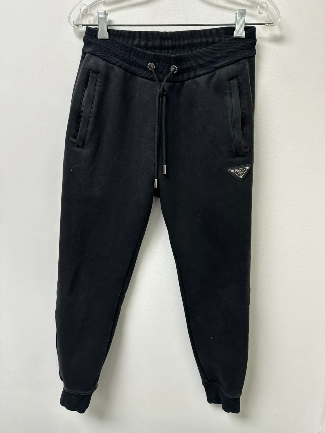 Prada Black Cotton Joggers image indicator(2)