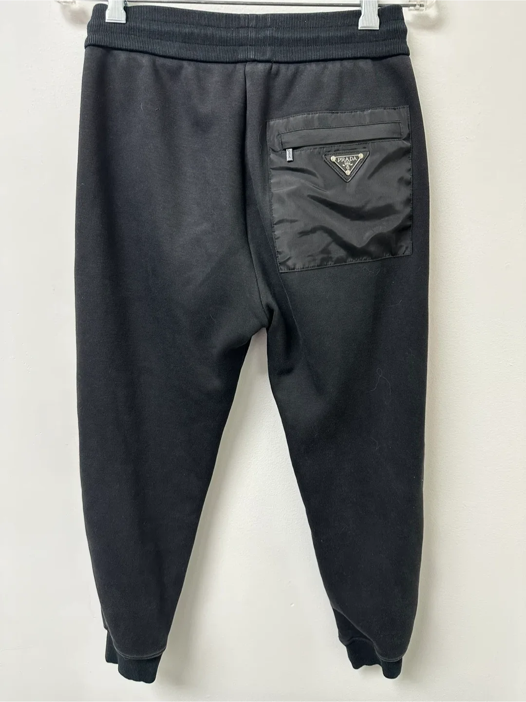 Prada Black Cotton Joggers image indicator(3)