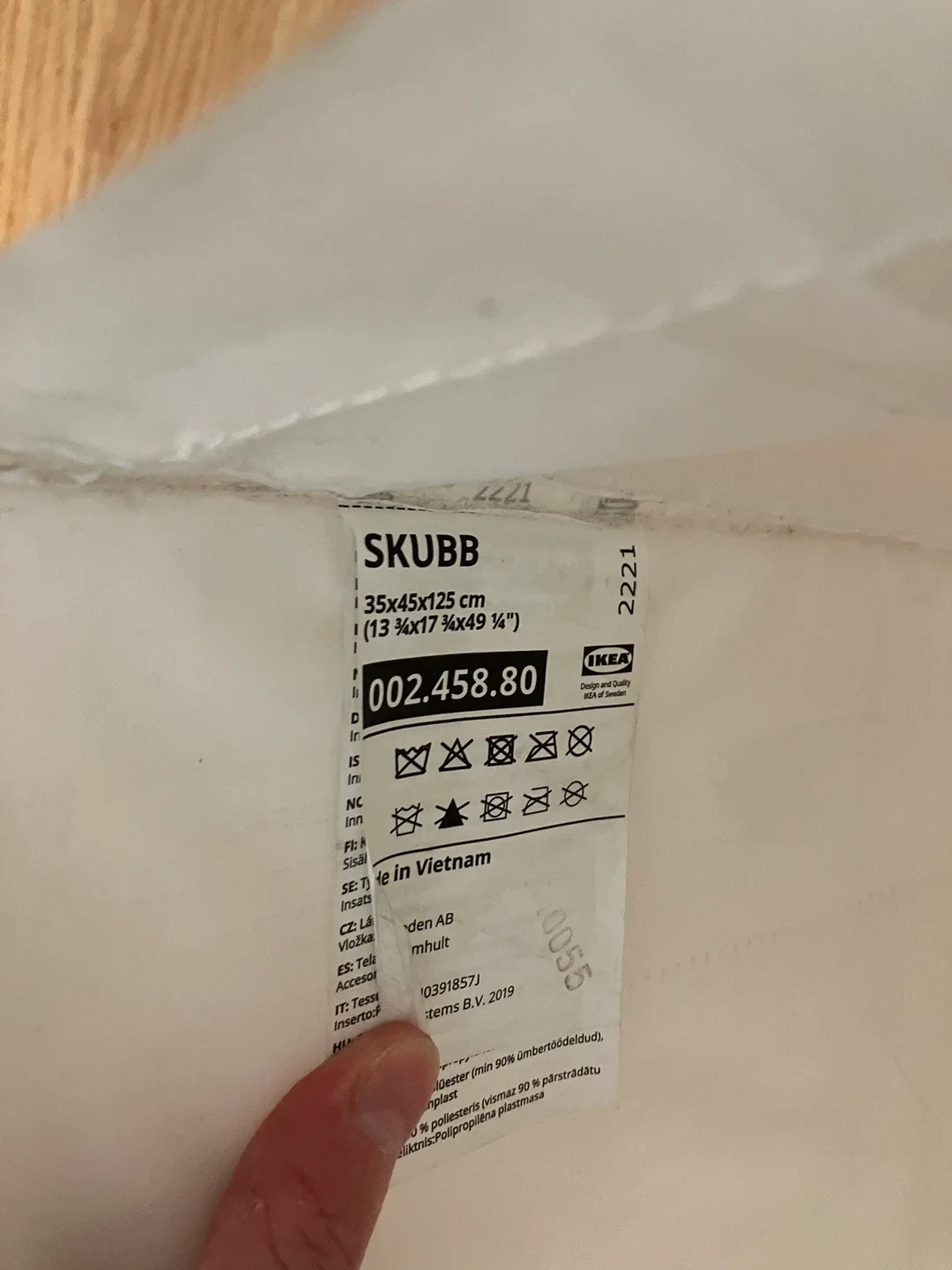 Free! IKEA Skubb Hanging Organizer - White image indicator(5)