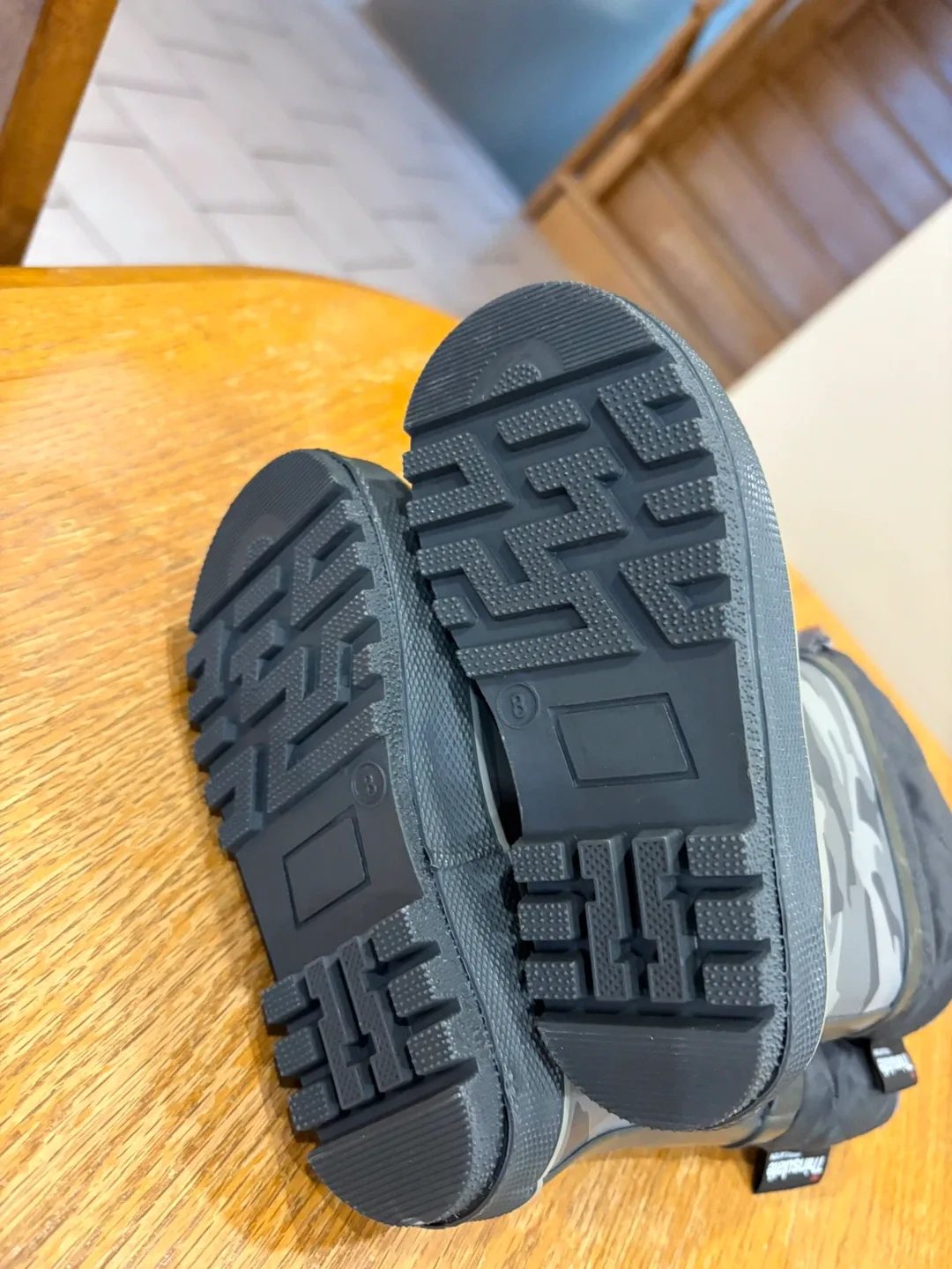 Next Kids' Camo Winter Boots - Size 8 image indicator(4)