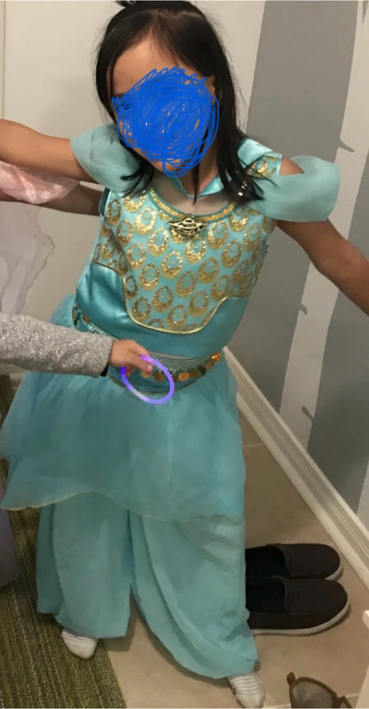 Halloween Costume Disney Jasmine Costume - Size 7/8 - photo 5