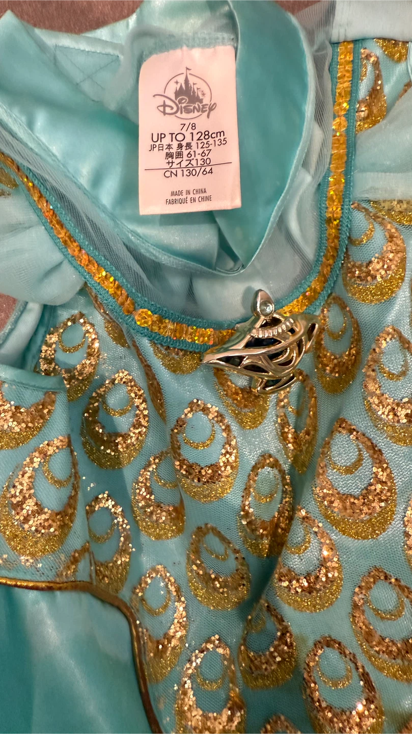 Halloween Costume Disney Jasmine Costume - Size 7/8 - photo 3