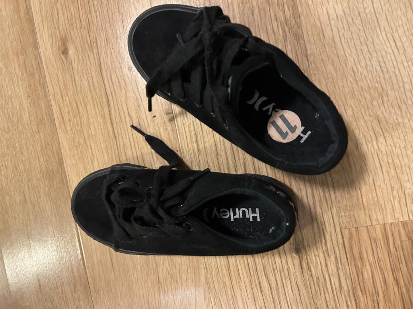 Hurley Black Sneakers - Size 11 - photo 2
