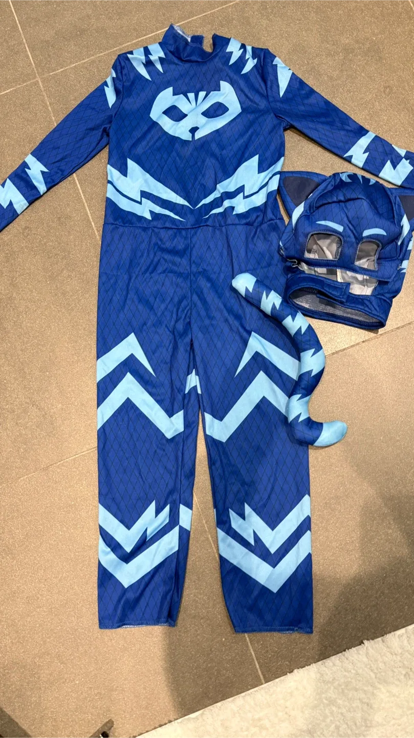 PJ Masks Catboy Costume with Mask and Tail Size Small 3yo image indicator(2)