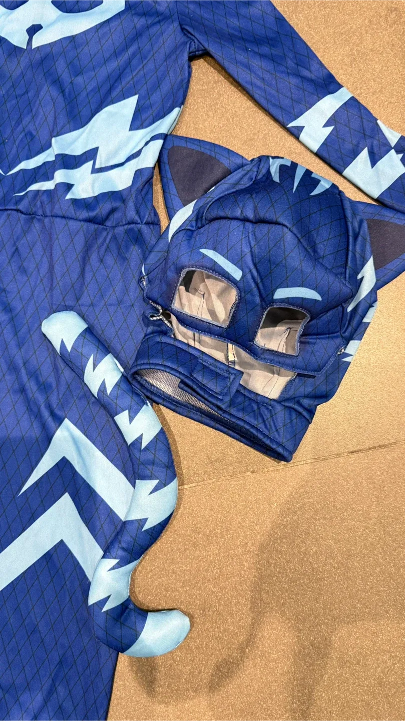 PJ Masks Catboy Costume with Mask and Tail Size Small 3yo image indicator(3)