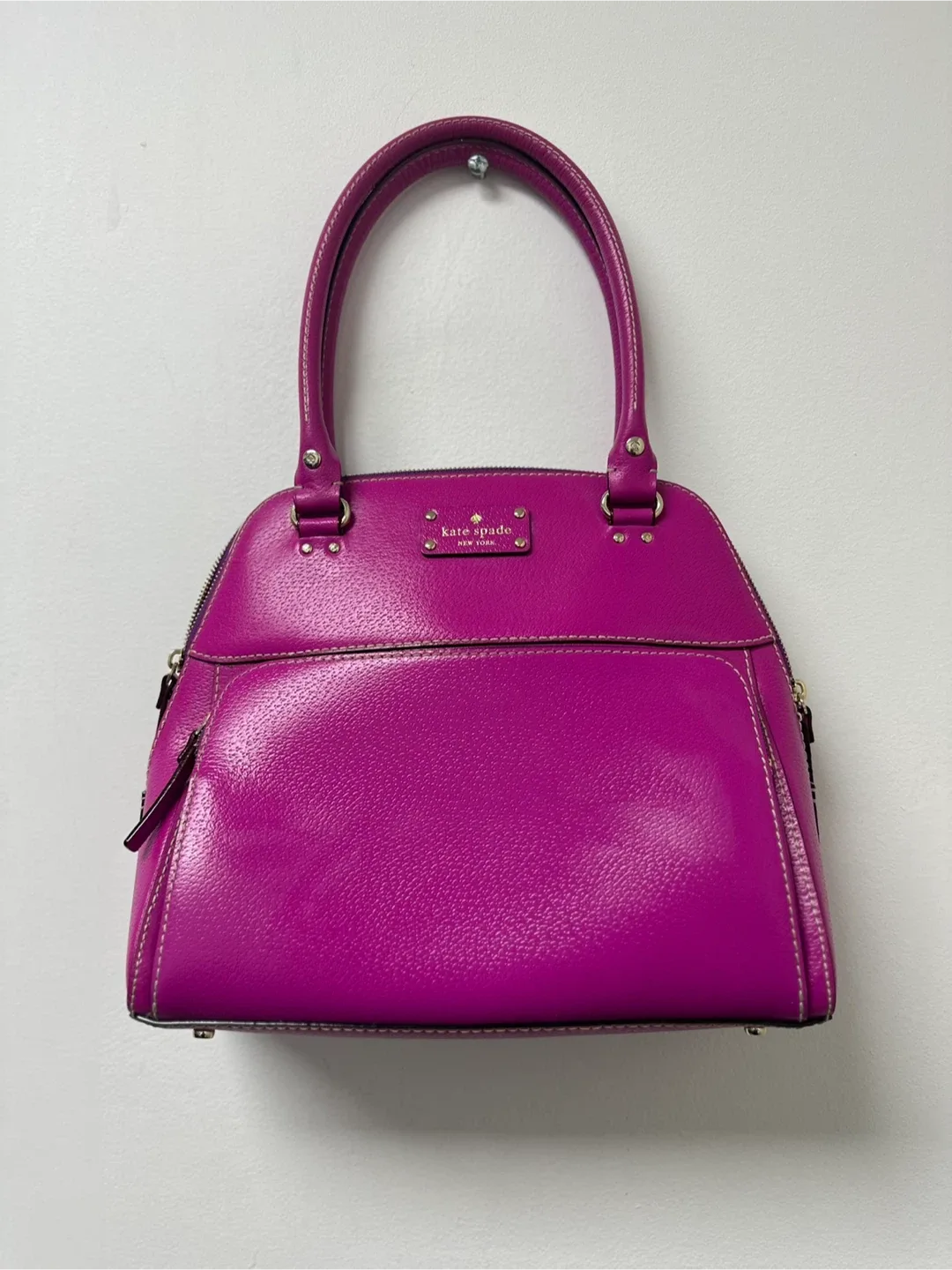 Kate Spade Pink Leather Satchel thumbnail