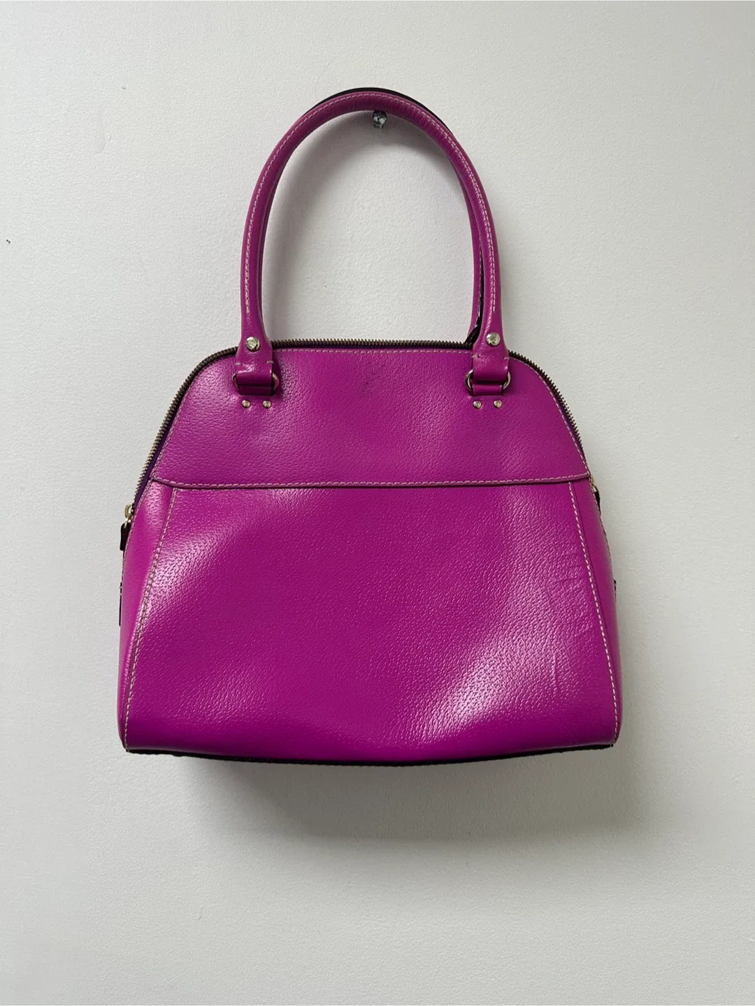 Kate Spade Pink Leather Satchel image indicator(3)