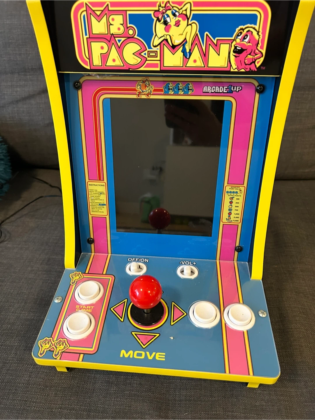 Arcade1Up Ms. Pac-Man Mini Arcade Game