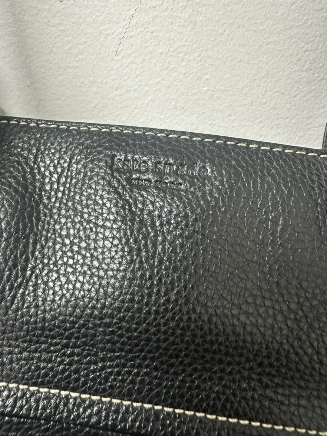 Kate Spade Black Leather Handbag image indicator(2)