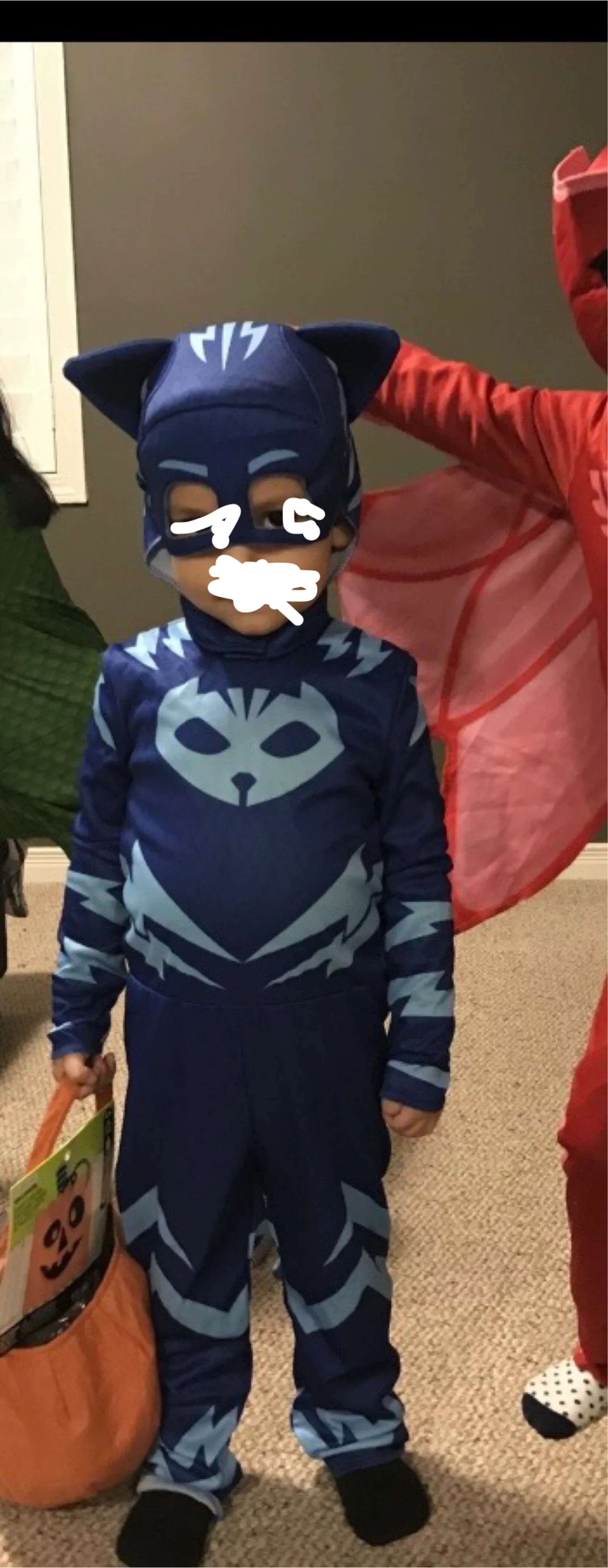 PJ Masks Catboy Costume with Mask and Tail Size Small 3yo image indicator(4)