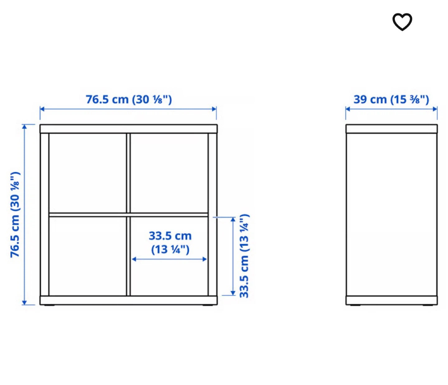 IKEA White Shelf Unit - photo 3