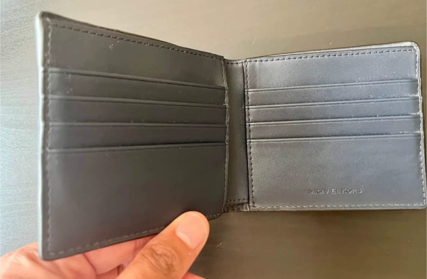 Michael Kors Black Leather Wallet ( Used)