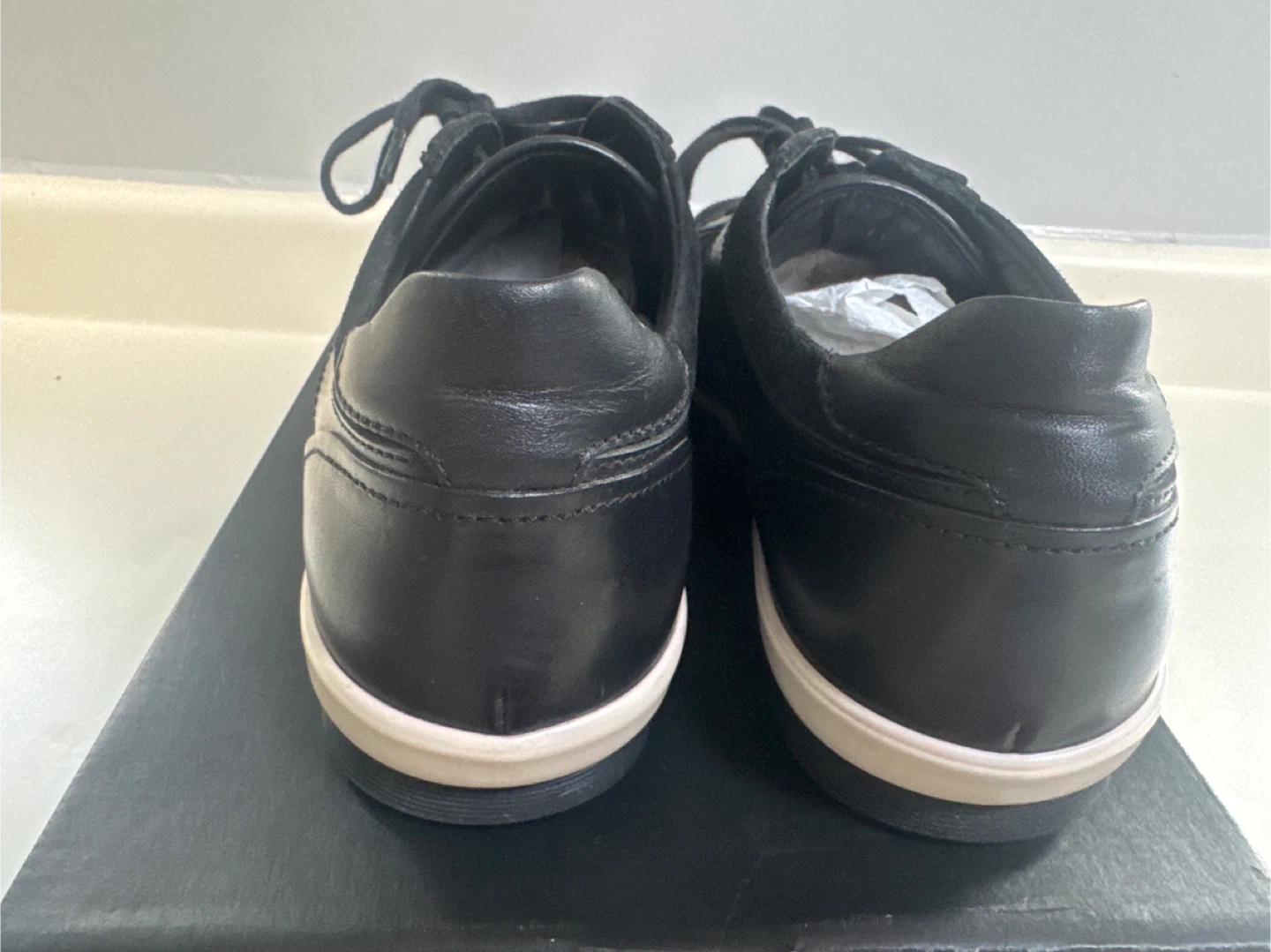 AQUATALIA Black Leather Sneakers - photo 3