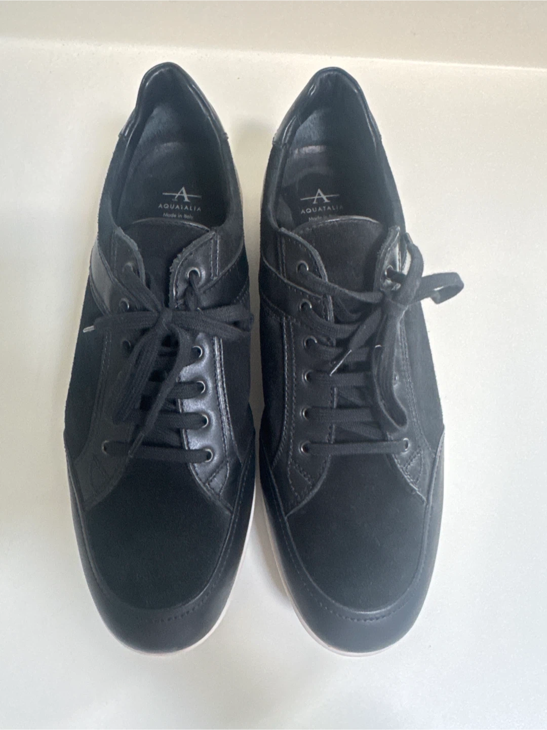 AQUATALIA Black Leather Sneakers - photo 4